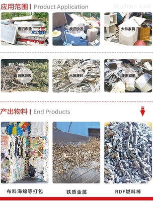 大件垃圾雙軸撕碎機(jī) 英國(guó)技術(shù) 生活垃圾回收利用